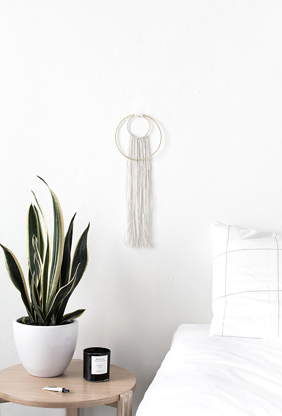 DIY Double Ring Wall Hanging
